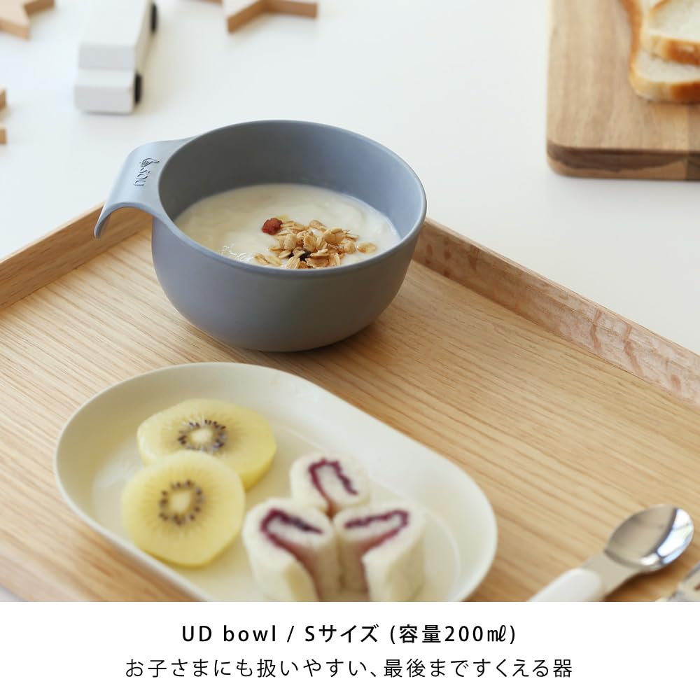 Ideaco Scooping Device with Handle Bowl Diameter Capacity 200ml UD Bowl S Blue Universal Design Tableware (Ideaco) 10.5cm /