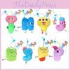 Honey Jar Monster Alphabet Plush Keychain Cute Cartoon Soft Toy Adorable Gift