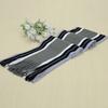 Neck Warm Men Striped Scarf Thick Neck Wrap Casual Winter Long Shawl