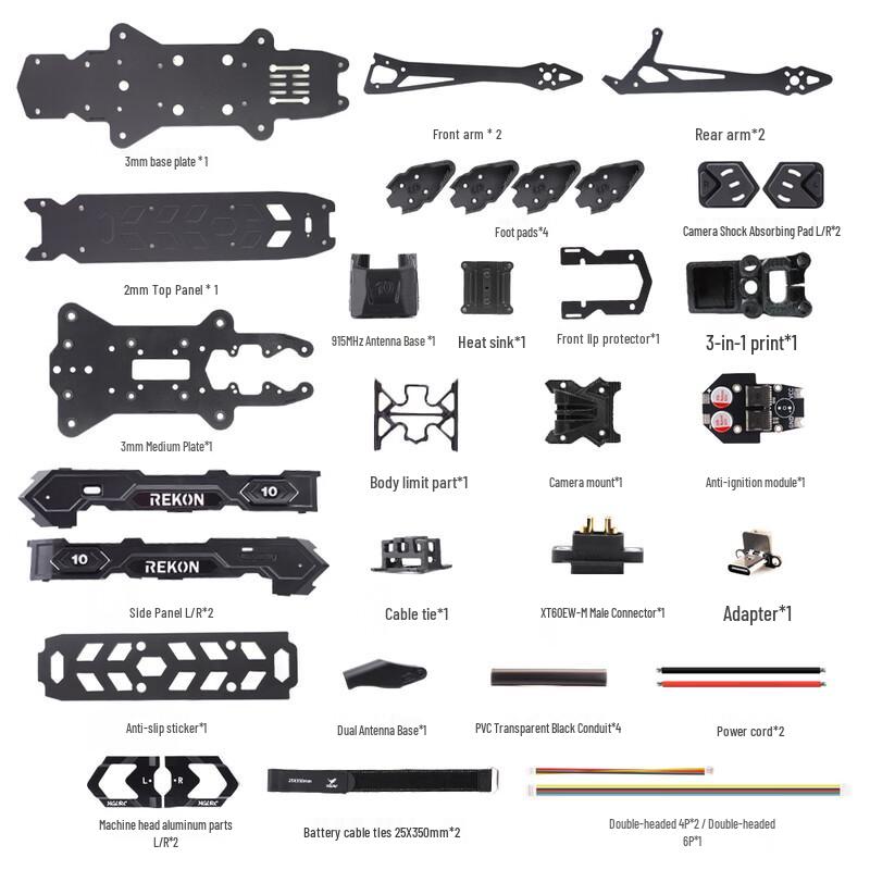 HGLRC Rekon10 PRO V2 10-inch Long-range FPV Drone Frame