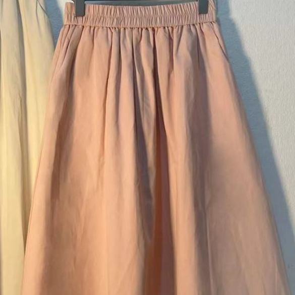 Женская осенняя юбка миди с панелями и кружевной отделкой в авангардном дизайне - Нишевая плиссированная юбка-зонт свободного кроя с высокой талией и милым клешем