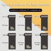 Адаптер питания PD 100 Вт для ноутбука, преобразователь разъема USB Type-C Female на DC Male Jack для ASUS 19 В 20 В, HP 19.5 В, Dell