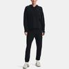 Under Armour Project Solid Color Thickened Fleece Lined Sports Pullover Hooded Sweatshirt Women's Black (Unisex) Sweatshirts 1365982 001