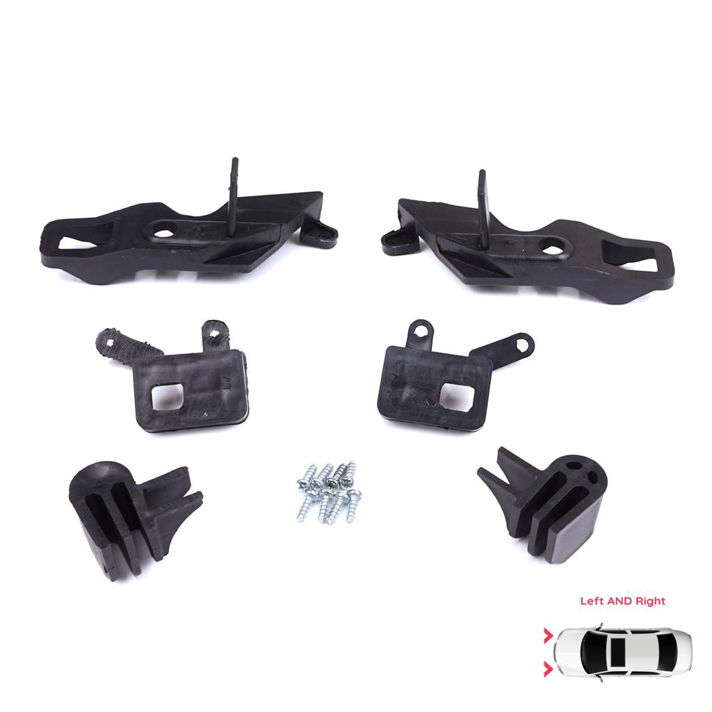 EHL582 Комплект кронштейнов для крепления фары, левая и правая сторона для Citroen C Elysee DD 2017-2024﻿ Facelift 9817298480