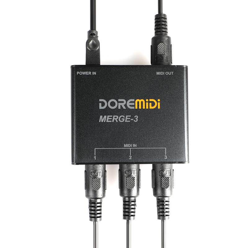 DOREMiDi MIDI Merge-3 MIDI Вход 2 MIDI Выхода Поддержка Питания по USB MERGE-3