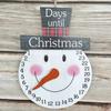 Christmas Advent Calendar Wooden Countdown for Holidays Indoor Outdoor