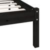 Solid Wood Bed Frame Without Mattress Black