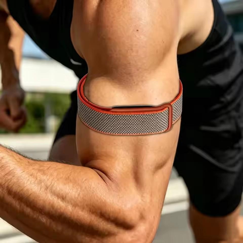 Ремешки для бицепса для Google Fitbit Air, нейлоновые, мягкие, регулируемые, на липучке, наручный ремешок, спортивная замена, дышащий ремешок, фитнес