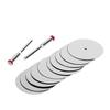 10 X 25mm Wood Saw Blade Disc + 2 X Rod Dremel Rotary Cutting Tool 