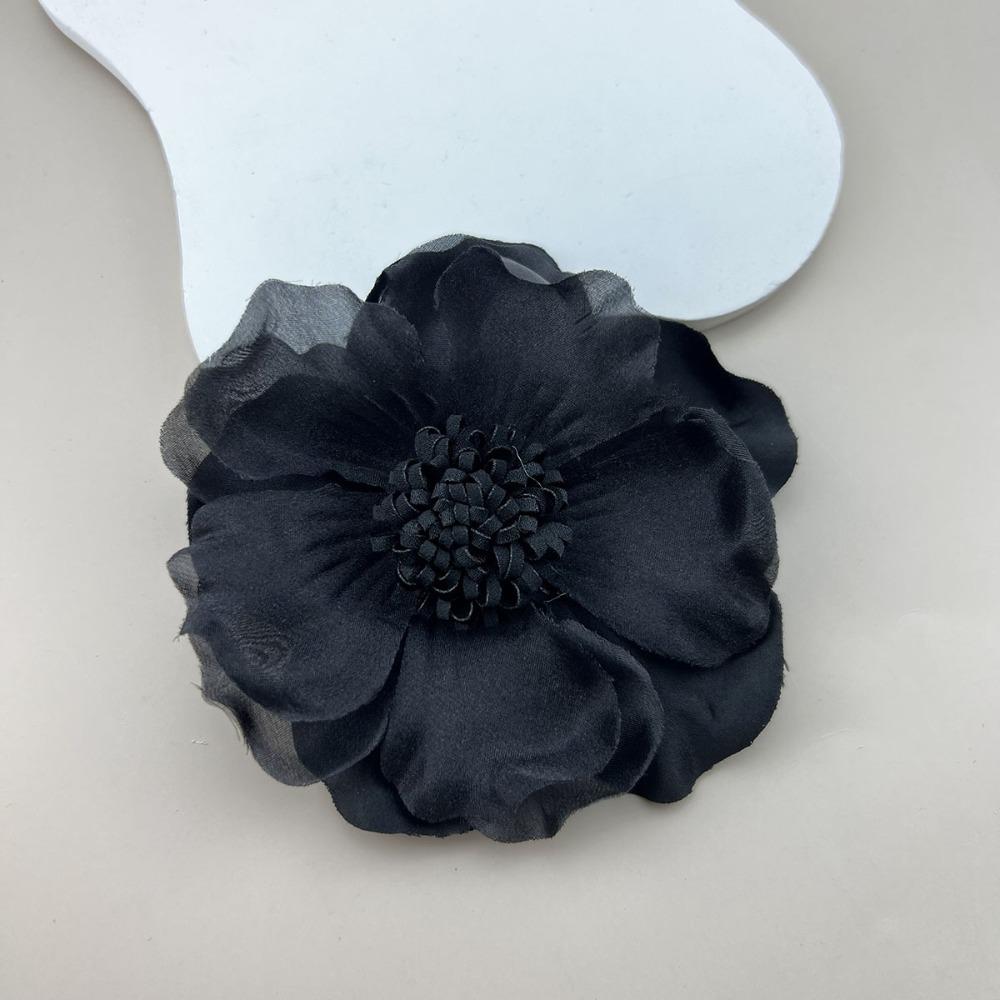 Camellia Sinensis Camellia Flower Brooch Fabric Art Flower Brooch Party Costume Decoration Woman