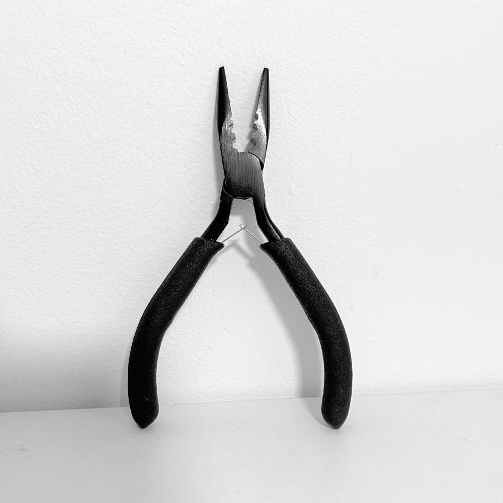 Инструмент для утка, плоскогубцы для нанесения микроколец, инструмент, микробусины, ближе, плоскогубцы для наращивания волос из нержавеющей стали