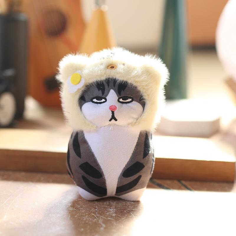 Милая милая кошка кулон плюшевая игрушка кукла котенок сумка подвесной брелок кукла кукла