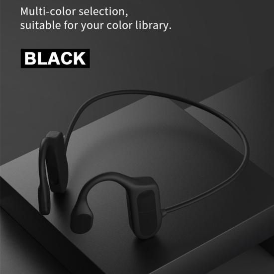 BL09 Bluetooth-совместимые наушники с открытым ухом и низкой задержкой, перезаряжаемая костная проводящая стереобеспроводная гарнитура для занятий спортом
