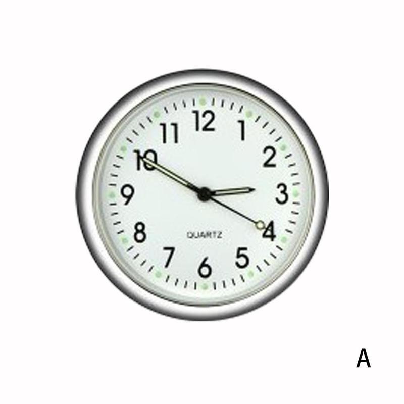 Мини-модные светящиеся автомобильные часы, автомобильные внутренние наклеиваемые цифровые часы, механические кварцевые часы, автомобильные украшения, аксессуары