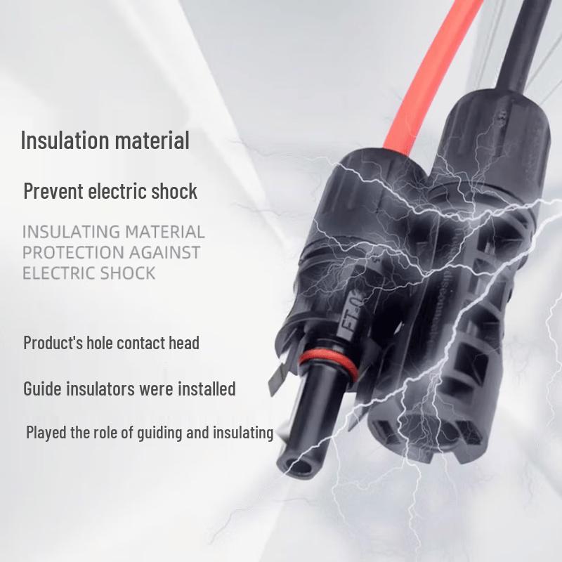 ELECALL Solar MC4 Extension Cable Set