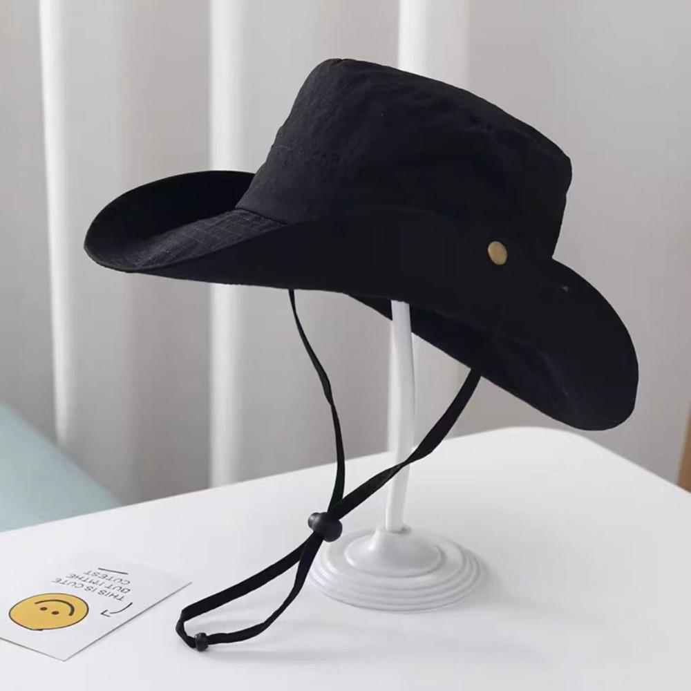 Детская шапка-рыболов на шнурке, быстросохнущая, детская летняя шляпа от солнца, цветная панама для отдыха на природе