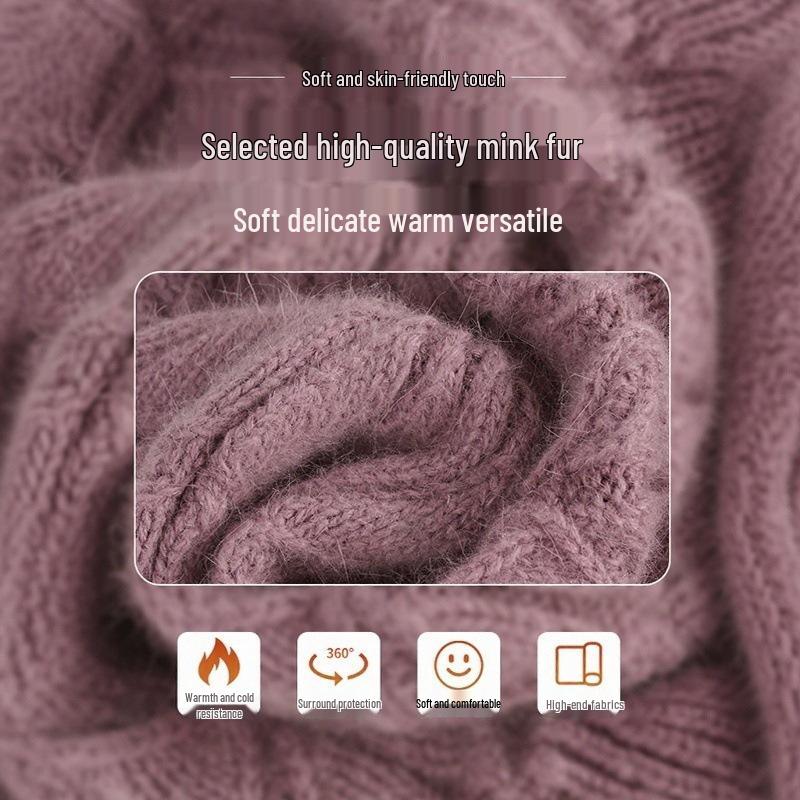 Ветрозащитная шапка на флисовой подкладке с защитой ушей для людей среднего и пожилого возраста - Теплая и стильная для осени и зимы