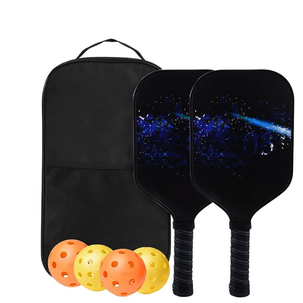 Pickleball Paddles Approved Set Rackets Honeycomb Core 4 Balls Portable Racquet Cover Bag Gift Kit Indoor Outdoor