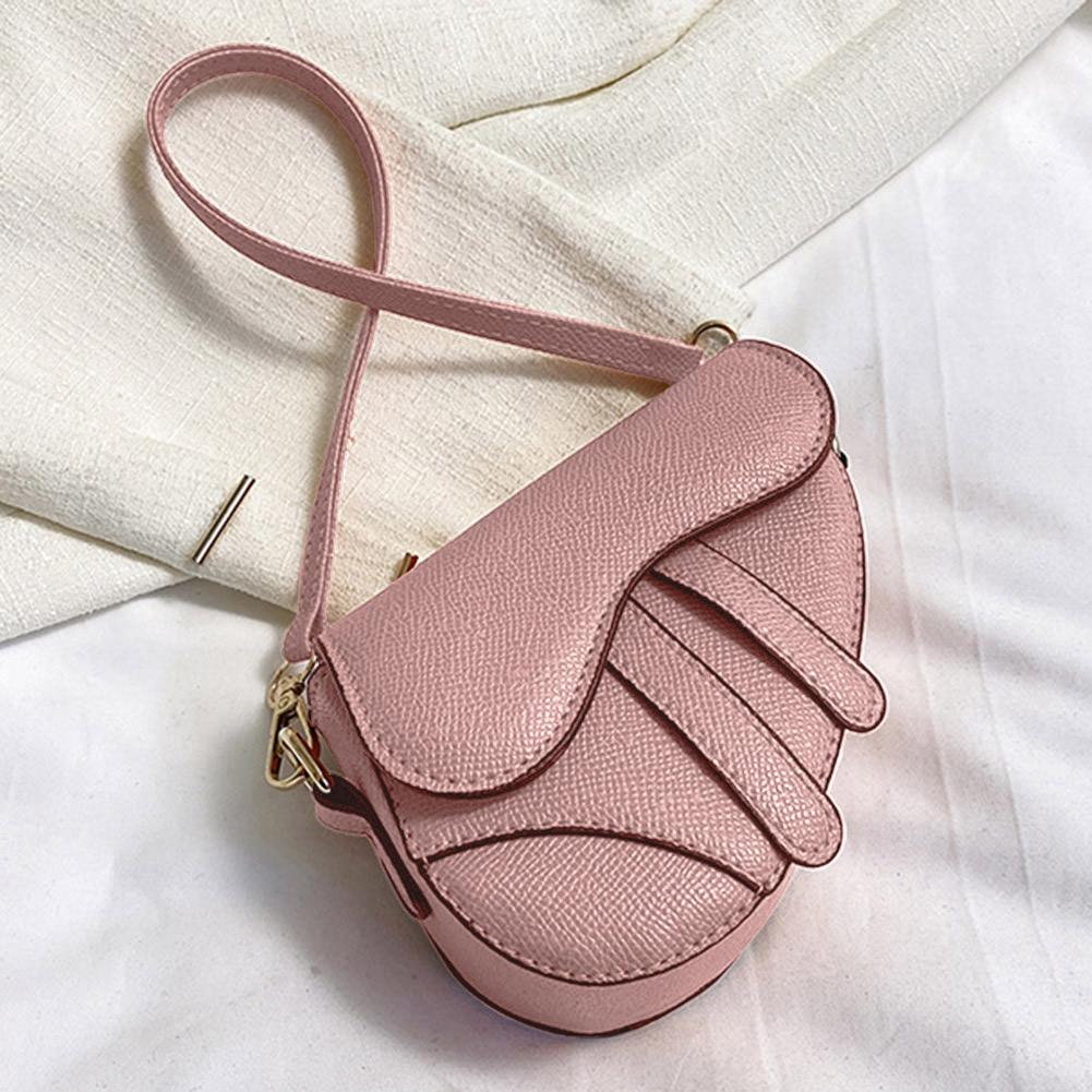 Кошельки Simple MessWomen Messenger Bags Saddle Bag Portable Single Shoulder Bag Women Leather Crossbody Bag Handbag Enger Bags