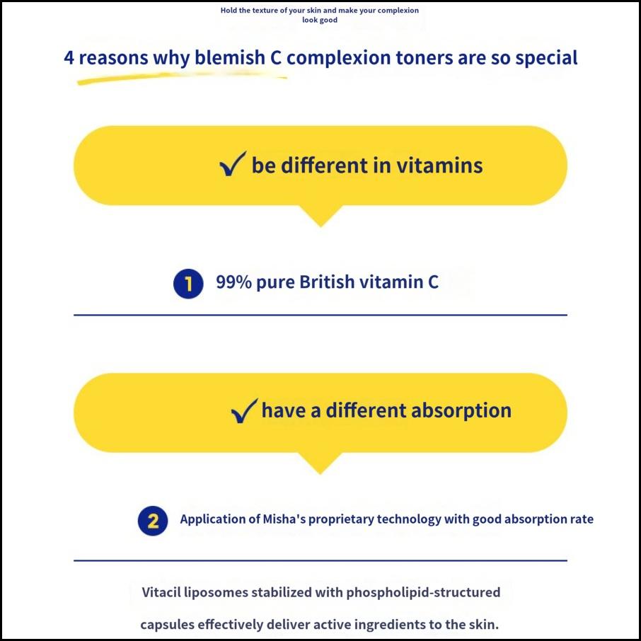 MISSHA Vita C Plus Brightening Toner 200 мл | Тоник для лица с витамином C для сияющего и ровного тона кожи
