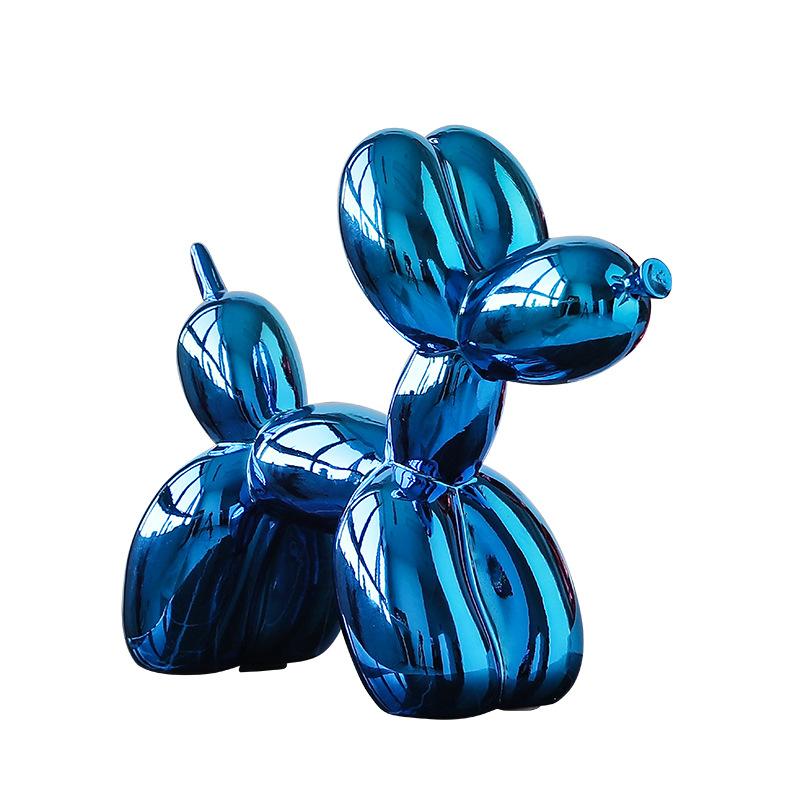 Креативный гальванический воздушный шар для собаки, гостиная, настольный телевизор, украшение для шкафа, домашнее украшение из смолы, мягкое украшение