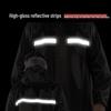 Утепленный непромокаемый плащ и брюки на все тело - Светоотражающий удлиненный комплект для езды на велосипеде и верховой езды