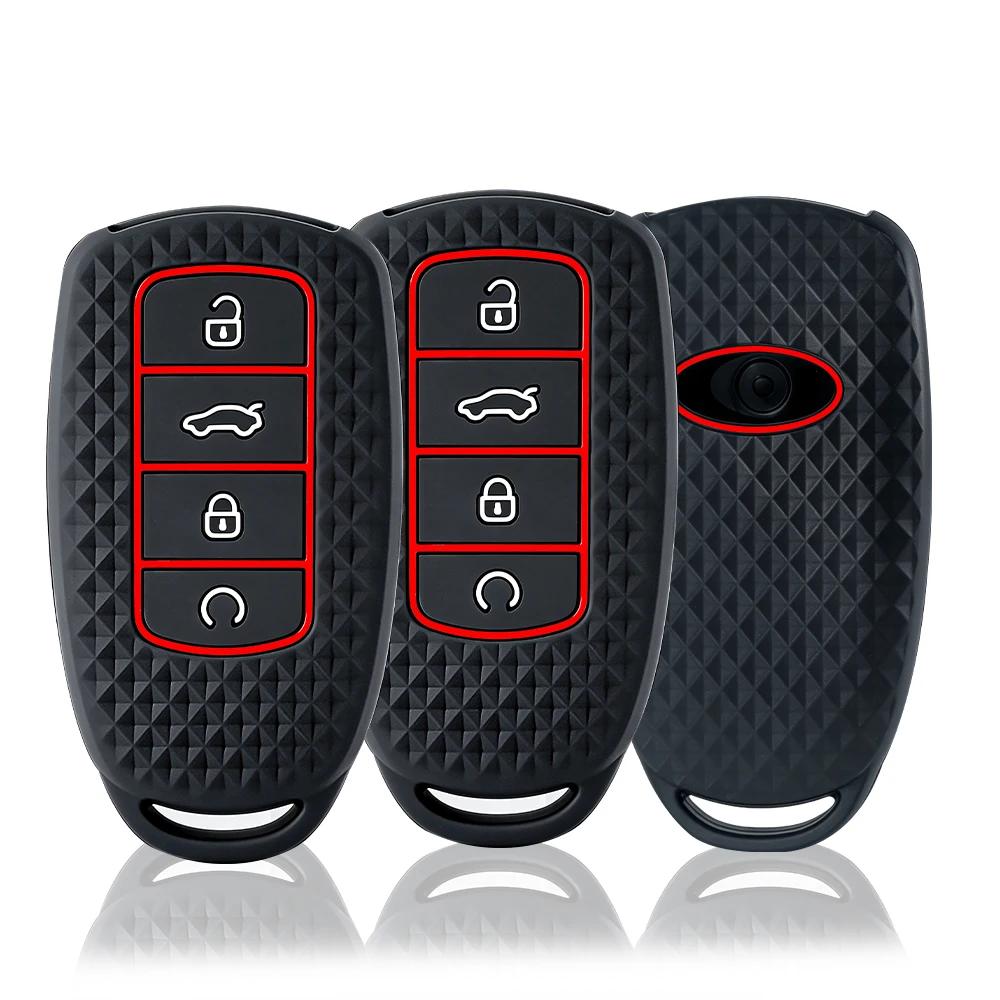 Силиконовый чехол для ключа автомобиля Cover For Chery Tiggo 8Pro 7Plus Arrizo8 Omenda Брелок для пульта дистанционного управления Бесключевой Дополнительные аксессуары для интерьера