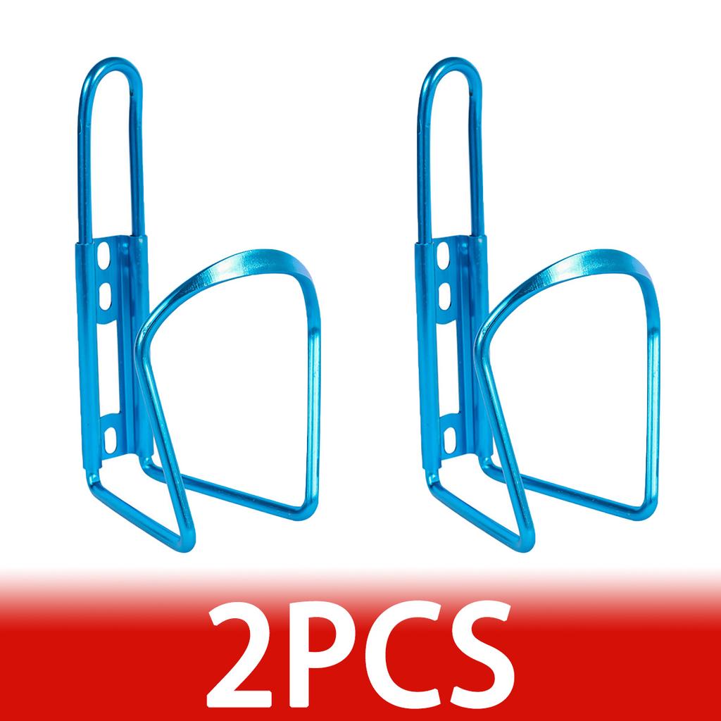 Держатель для бутылки с водой для горного велосипеда, из алюминиевого сплава, клетка для фляги для напитков, велосипедный многоцелевой кронштейн, велосипедное оборудование, 2 шт.