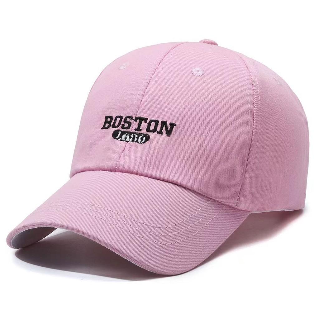 Boston 1690 Letter Embroidery Baseball Cap Sun Protection Breathable Gift Hat