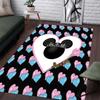 Five-pointed Star Minnie Print Carpet - Slip-resistant Kitchen Mat, Outdoor Carpet, Home and Bedroom Decoration, Birthday Gift