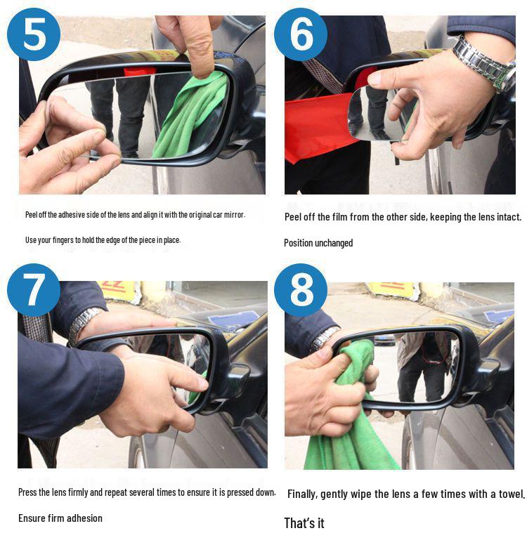 Wuling Bingo Reversing Mirrors: Wide View, Anti-Glare, Reflective