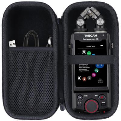 Портативный рекордер TASCAM Portacapture X8 32-bit Float, совместимый с кейсом для хранения Lebakort