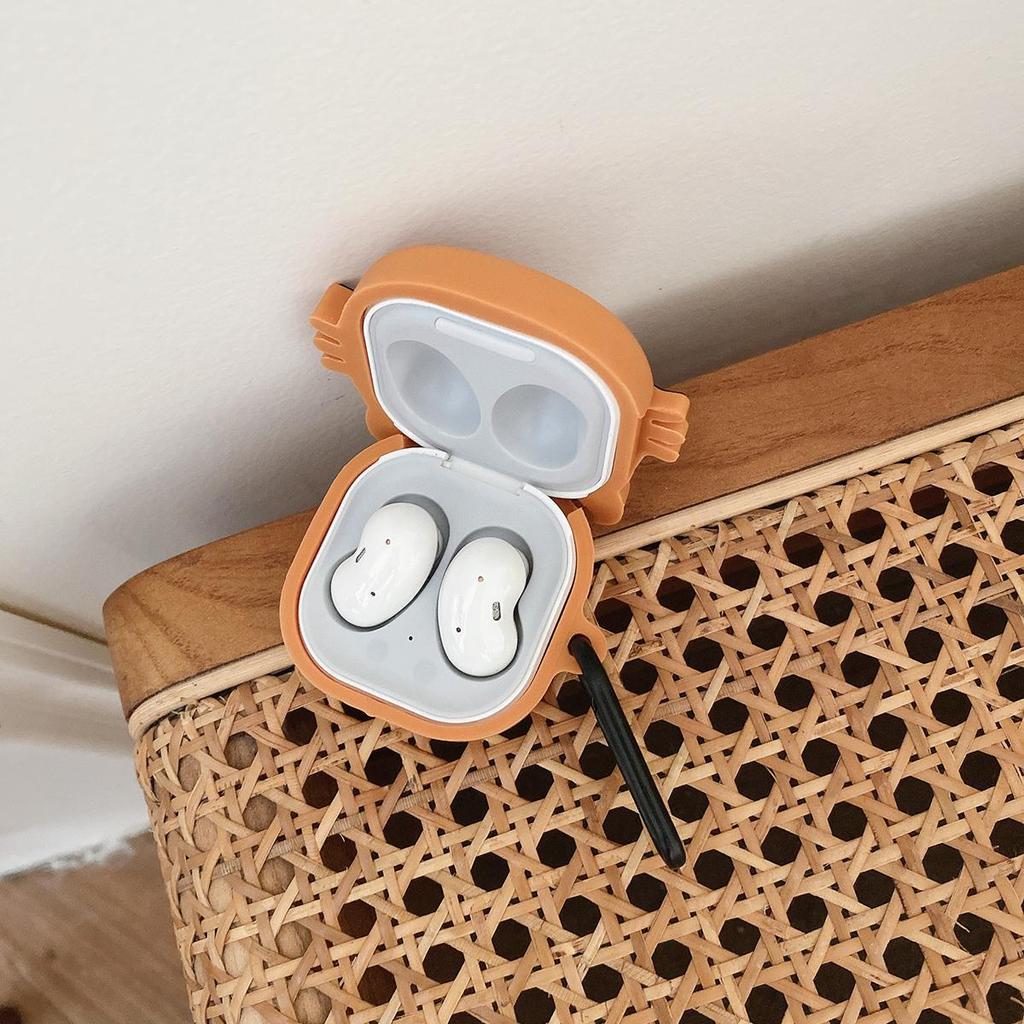 Чехол для наушников с милым котом для Galaxy Buds FE Samsung Galaxy Buds Pro Galaxy Buds 2 Pro Buds Live Galaxy Buds2, защитный чехол для беспроводных наушников