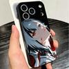 Genshin Impact Арлекино Мягкий чехол для телефона для iPhone 16 16E 17 Air 15 Pro Max 14 Plus 13 Mini 11 12 7 Черная задняя крышка