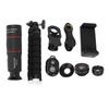 APEXEL 18X Long Focus Fisheye Wide Angle Macro 4-in-1 Universal External Camera Phone Lens