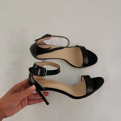 Женские сандалии-гладиаторы на тонком высоком каблуке с ремешком на щиколотке, летние модные брендовые сандалии с узкими ремешками, вечерние свадебные туфли