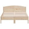 Solid Wood Bed without Mattress 120 x 200 cm Pine Wood