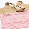 Jute Cotton Tote Bag, Rose