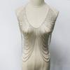 European And American Jewelry, Fashionable Multi-Row Fringed Rhinestone Breast Chain, Sexy Nightclub Party Wear Chest Jewelry