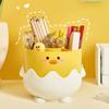 Подставка для карандашей «Маленький жёлтый утёнок» PP Стакан для карандашей Канцелярские товары Настольное хранение Дом