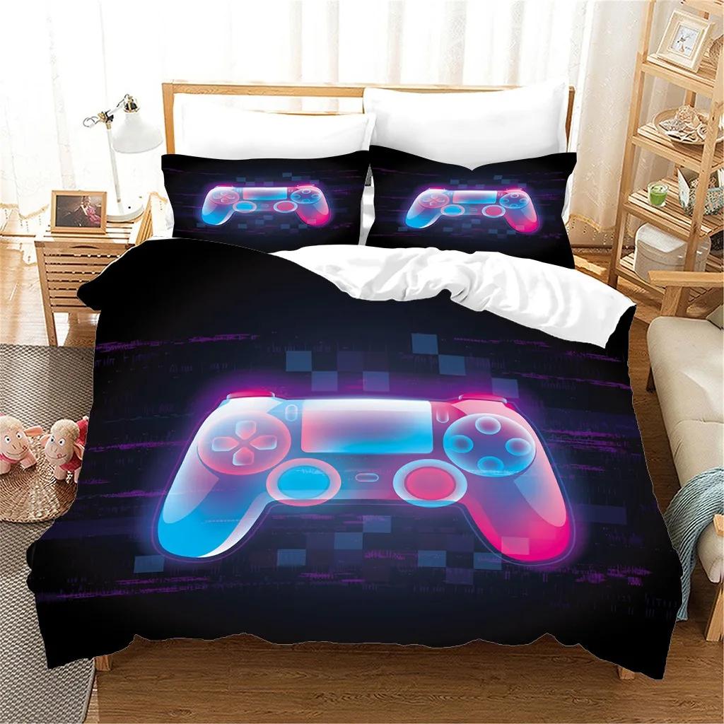 Комплект постельного белья с черно-белым молочным узором, простой стиль, мягкий и удобный, комплект из 3-х предметов, детский комплект постельного белья