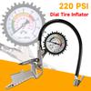 0-220PSI Манометр для шин автомобиля Тестер Давления Тип Пистолета Мотоцикл Воздушный Компрессор Накачка Циферблатный Манометр Насос Инструмент для Ремонта Шин