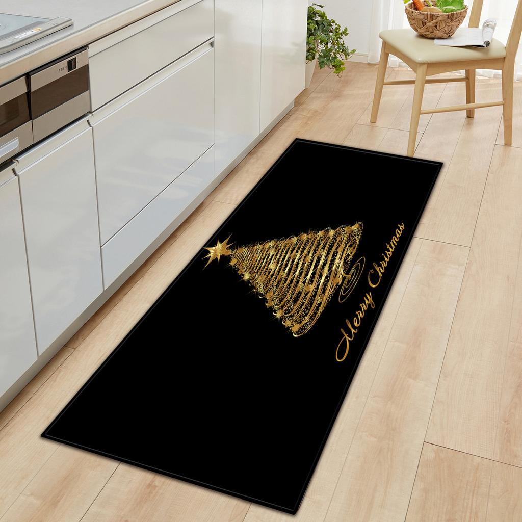 Christmas Kitchen Sand Carpet Doormat Long Floor Mat