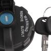 Fuel Tank Filler Cap Cars Fuel Cap with 2 Keys Lockable Locking Fuel Tank Cap