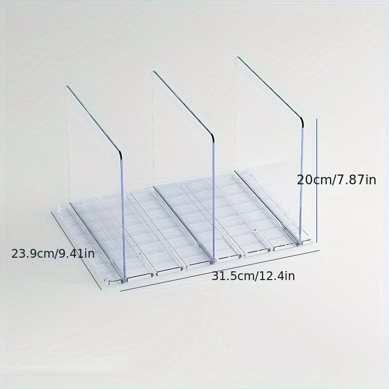 Пластиковый органайзер-разделитель полок для вертикального кошелька, сумки-свитера, рубашки в кладовой, спальне