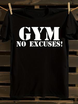 Футболка с девизом Noecs Gym