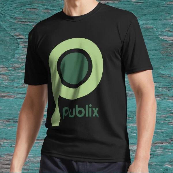Новый логотип супермаркета Publix Активный логотип Американская футболка Смешная Размеры от S до 5XL