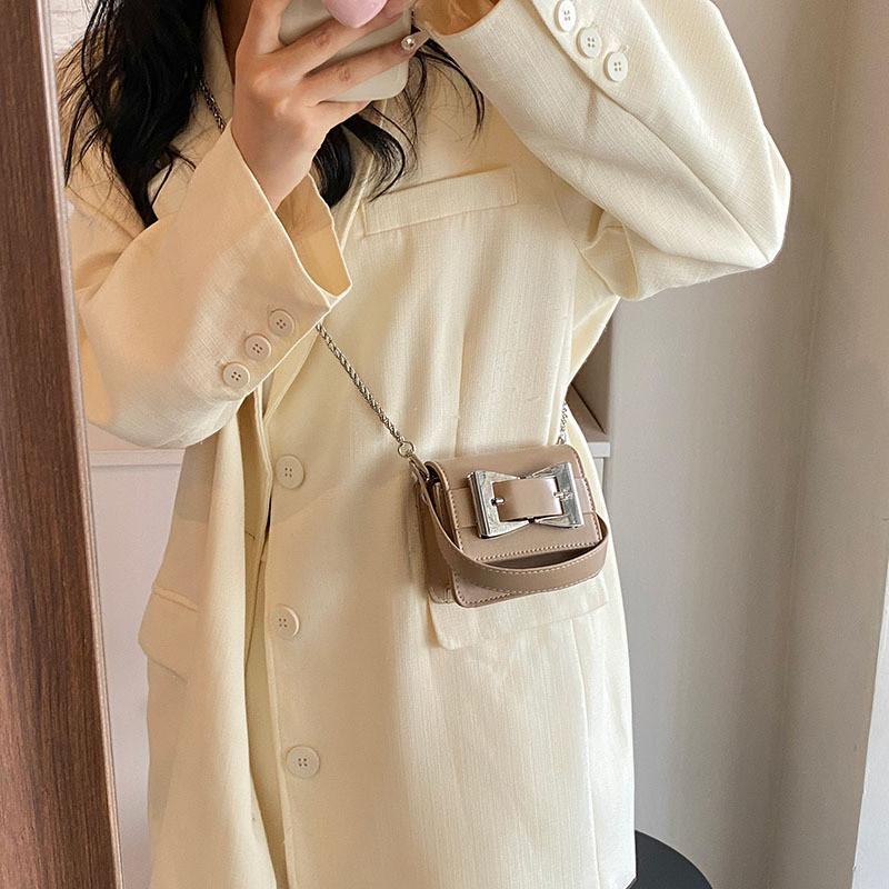 Trendy 2024 Pu Mini Handbag For Summer Fashion Street Style Crossbody Bag With Phone Pocket