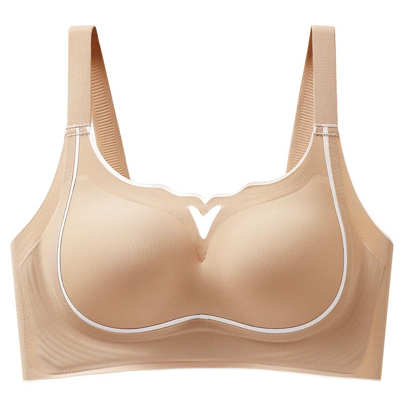 Нежное нижнее белье для женщин, сексуальное, без косточек, пуш-ап бюстгальтер с поддержкой против провисания, регулируемый собирающий бюстгальтер