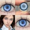 Mill Creek Cosplay Contact Lens with Grade Anime Eyes Mimic Semi-Coverage Contact Lenses 14.5mm Six Month Use